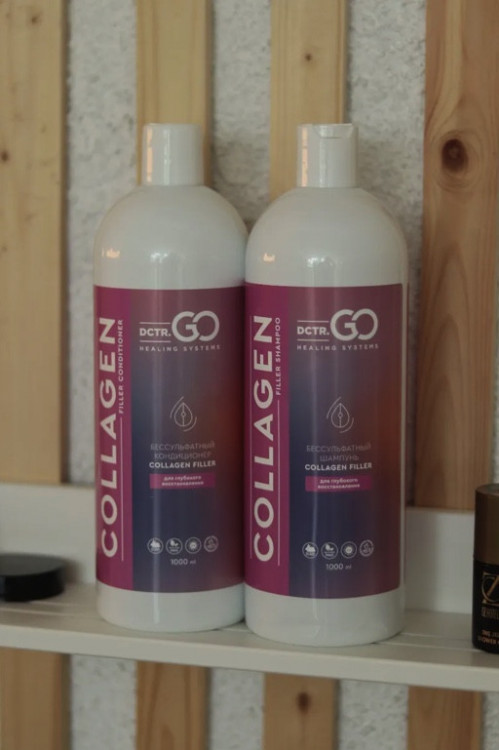 Dctr.Go. Набор для волос шампунь и кондиционер с коллагеном 1000 мл+1000 мл в Воронеже