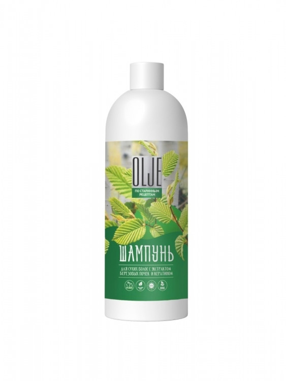 OLJE Натуральный шампунь для сухих волос с экстрактом березовых почек и кератином 1000 мл в Воронеже